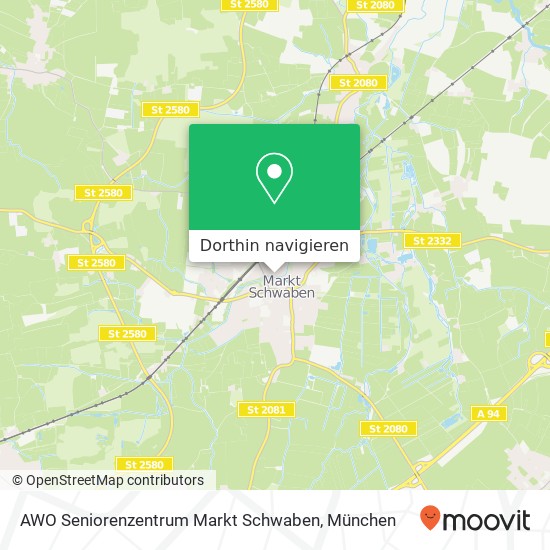 AWO Seniorenzentrum Markt Schwaben Karte