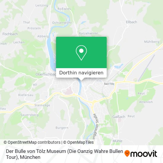 Der Bulle von Tölz Museum (Die Oanzig Wahre Bullen Tour) Karte