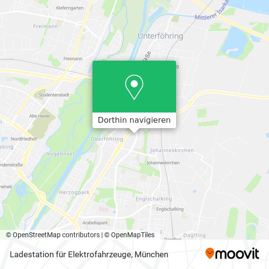 Ladestation für Elektrofahrzeuge Karte
