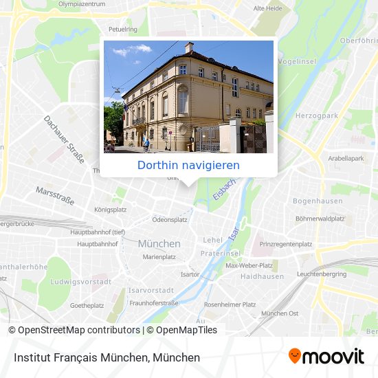 Institut Français München Karte