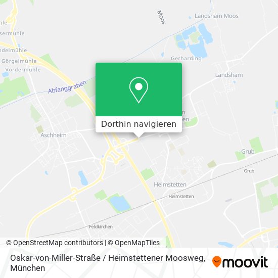 Oskar-von-Miller-Straße / Heimstettener Moosweg Karte