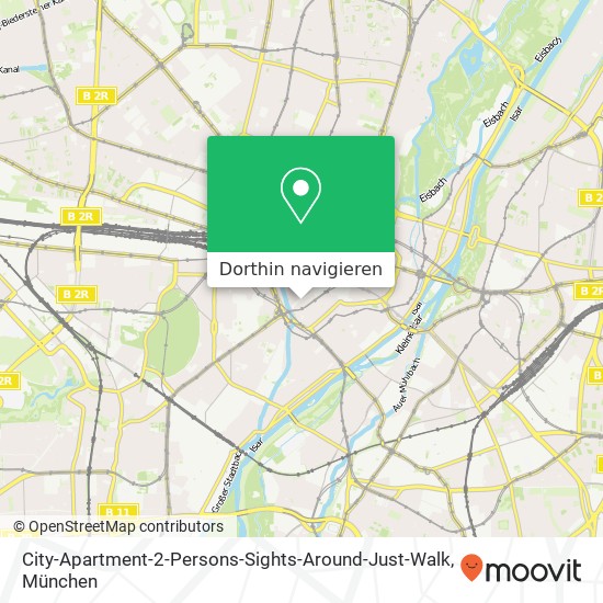 City-Apartment-2-Persons-Sights-Around-Just-Walk Karte