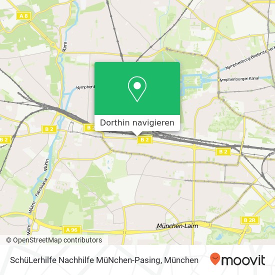 SchüLerhilfe Nachhilfe MüNchen-Pasing Karte