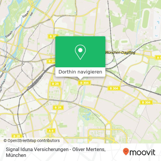 Signal Iduna Versicherungen - Oliver Mertens Karte