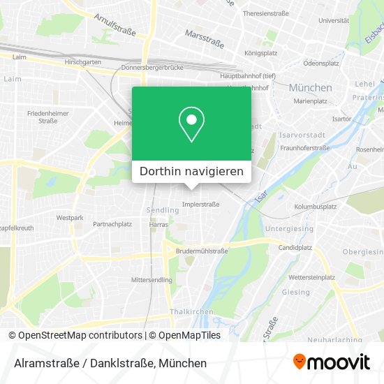 Alramstraße / Danklstraße Karte