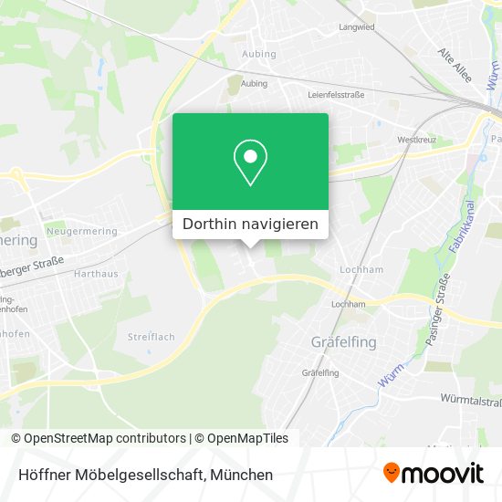 Höffner Möbelgesellschaft Karte