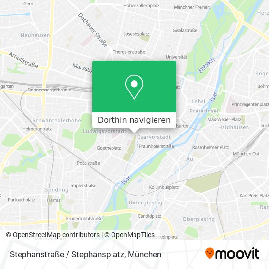 Stephanstraße / Stephansplatz Karte