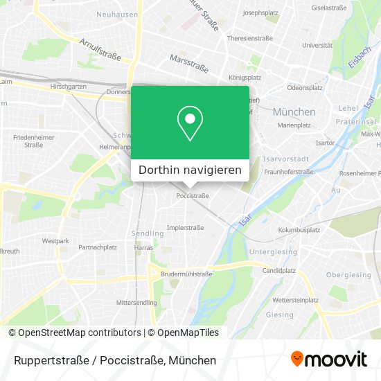 Ruppertstraße / Poccistraße Karte