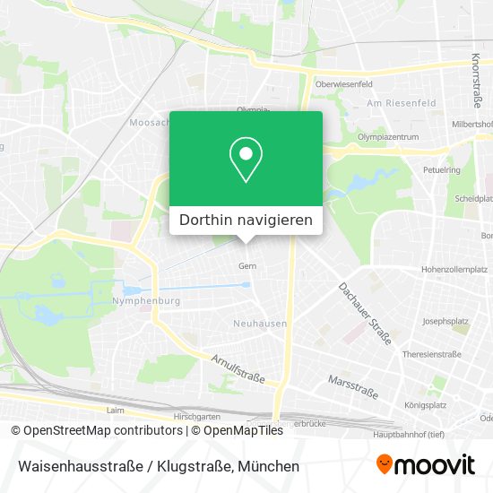 Waisenhausstraße / Klugstraße Karte