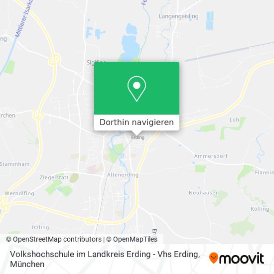Volkshochschule im Landkreis Erding - Vhs Erding Karte