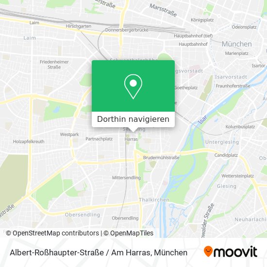 Albert-Roßhaupter-Straße / Am Harras Karte
