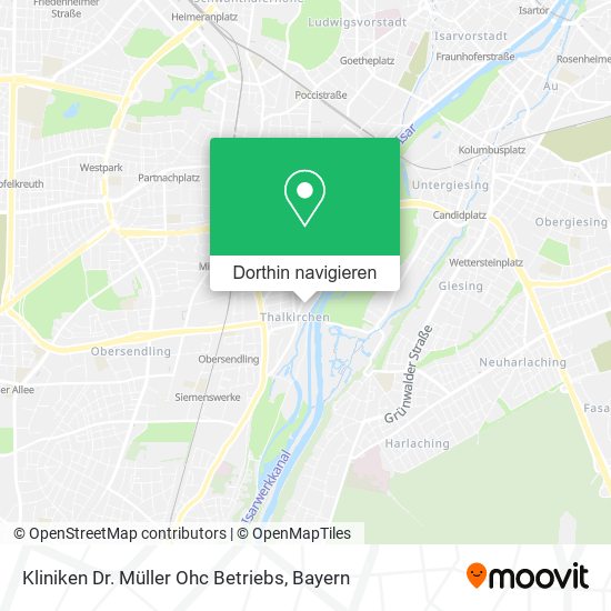 Kliniken Dr. Müller Ohc Betriebs Karte