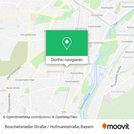 Boschetsrieder Straße / Hofmannstraße Karte