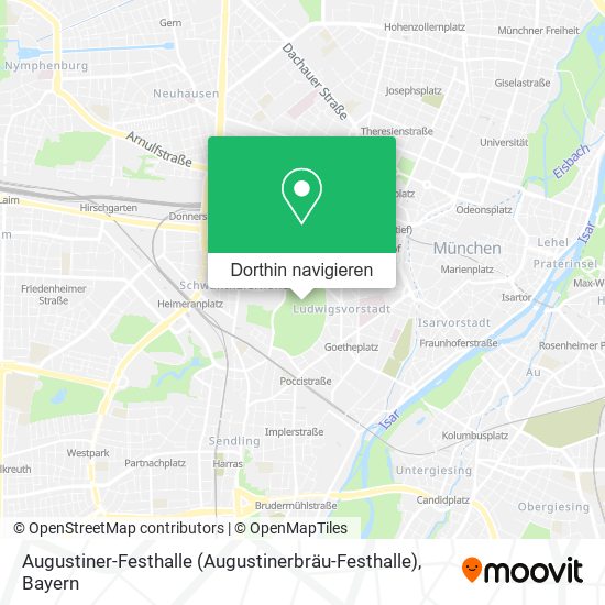 Augustiner-Festhalle (Augustinerbräu-Festhalle) Karte
