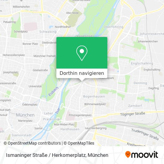Ismaninger Straße / Herkomerplatz Karte