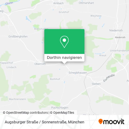Augsburger Straße / Sonnenstraße Karte