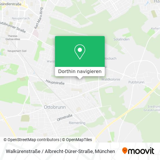 Walkürenstraße / Albrecht-Dürer-Straße Karte