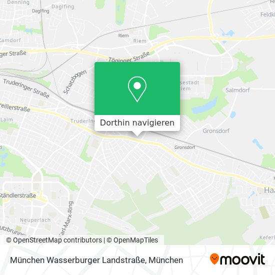München Wasserburger Landstraße Karte