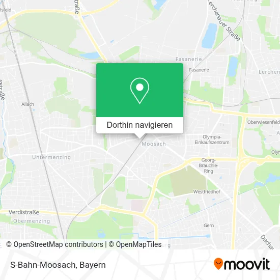 S-Bahn-Moosach Karte