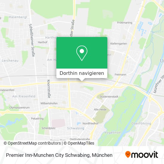 Premier Inn-Munchen City Schwabing Karte