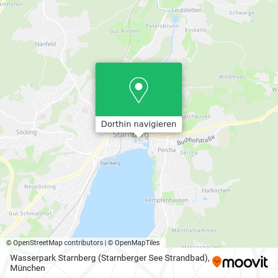 Wasserpark Starnberg (Starnberger See Strandbad) Karte