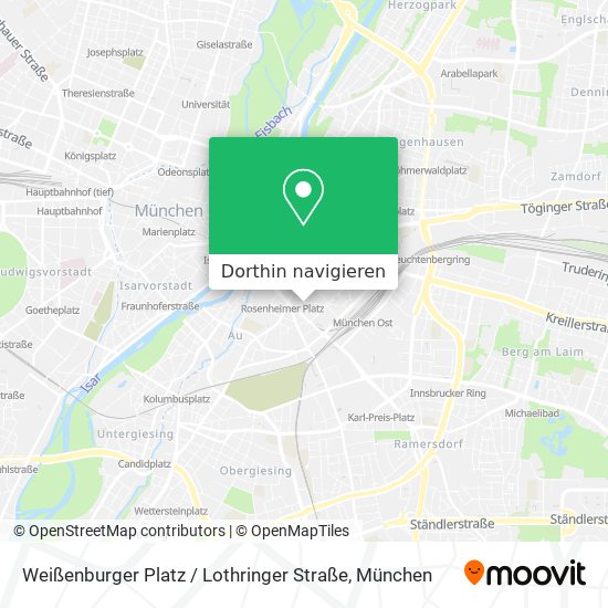 Weißenburger Platz / Lothringer Straße Karte