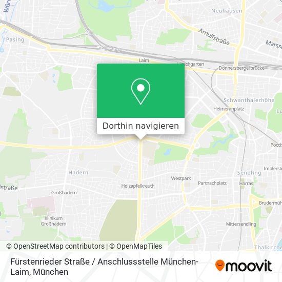 Fürstenrieder Straße / Anschlussstelle München-Laim Karte