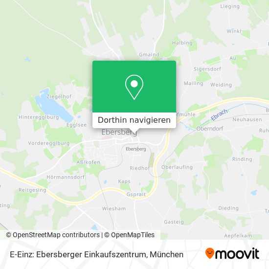 E-Einz: Ebersberger Einkaufszentrum Karte