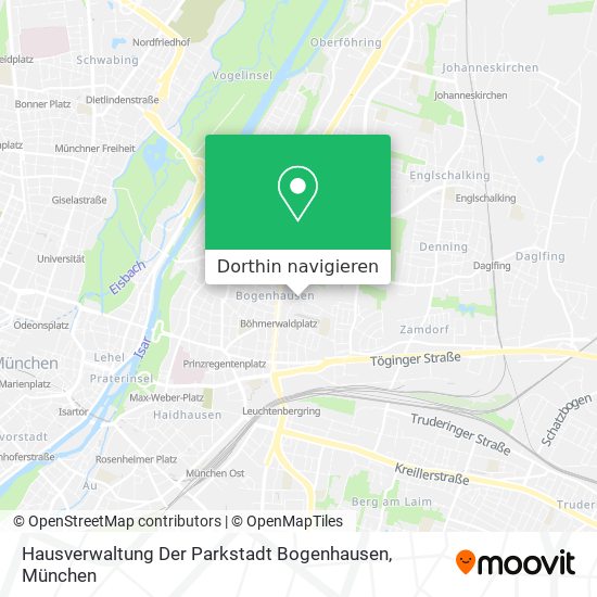 Hausverwaltung Der Parkstadt Bogenhausen Karte