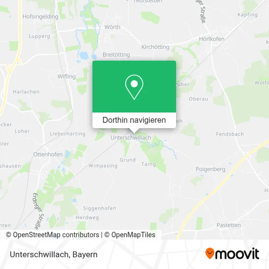 Unterschwillach Karte