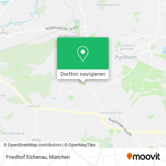 Friedhof Eichenau Karte