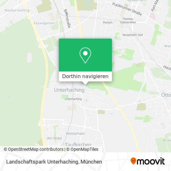 Landschaftspark Unterhaching Karte