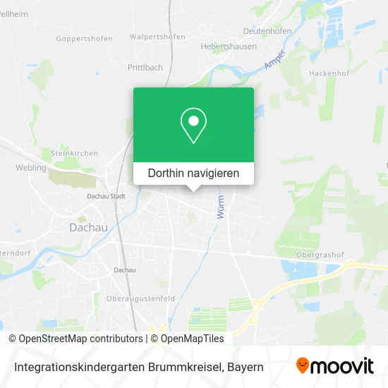 Integrationskindergarten Brummkreisel Karte
