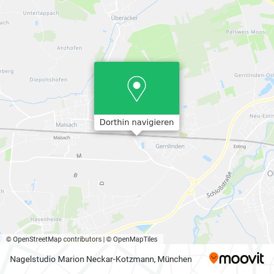 Nagelstudio Marion Neckar-Kotzmann Karte