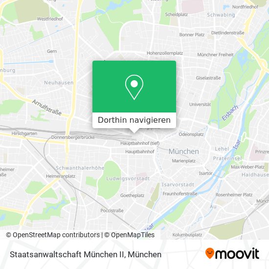 Staatsanwaltschaft München II Karte