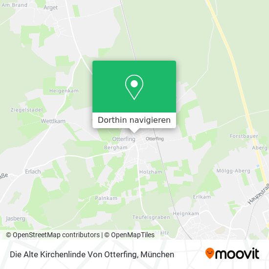 Die Alte Kirchenlinde Von Otterfing Karte