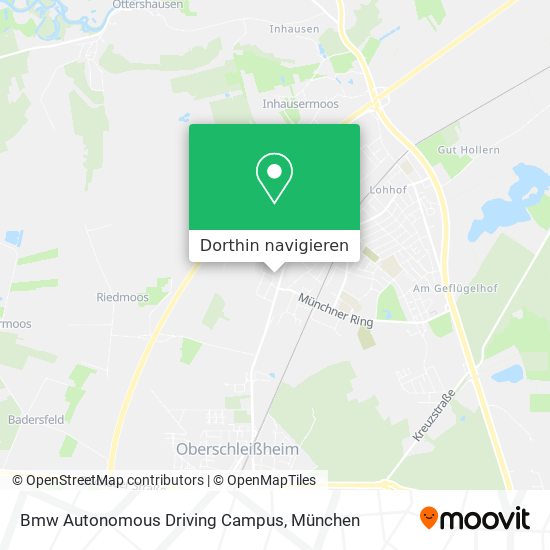 Bmw Autonomous Driving Campus Karte