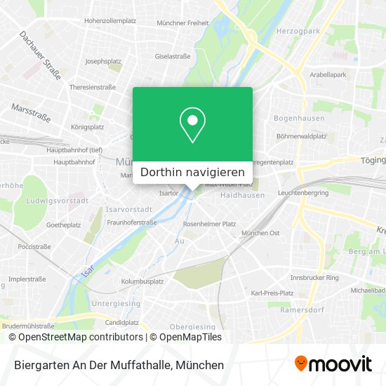 Biergarten An Der Muffathalle Karte