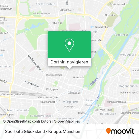 Sportkita Glückskind - Krippe Karte