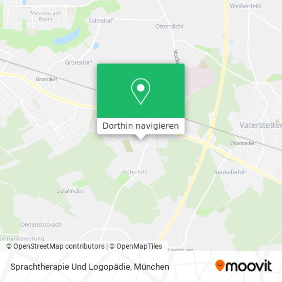Sprachtherapie Und Logopädie Karte