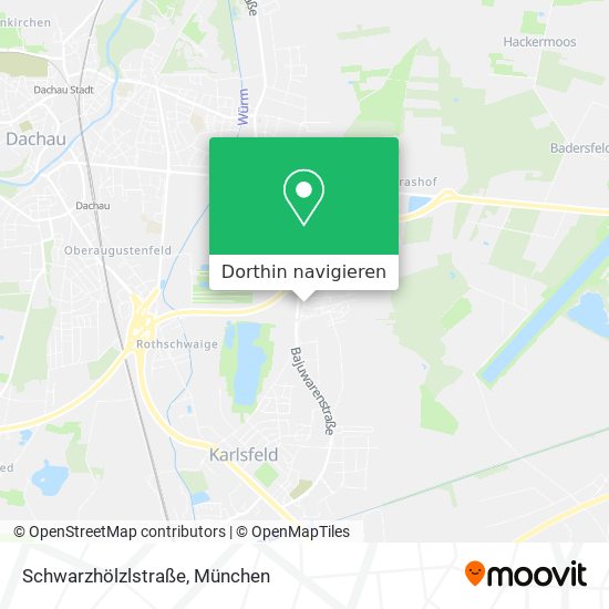 Schwarzhölzlstraße Karte