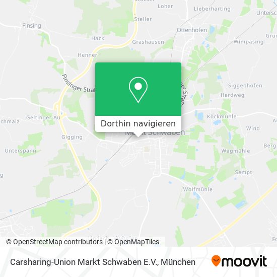 Carsharing-Union Markt Schwaben E.V. Karte