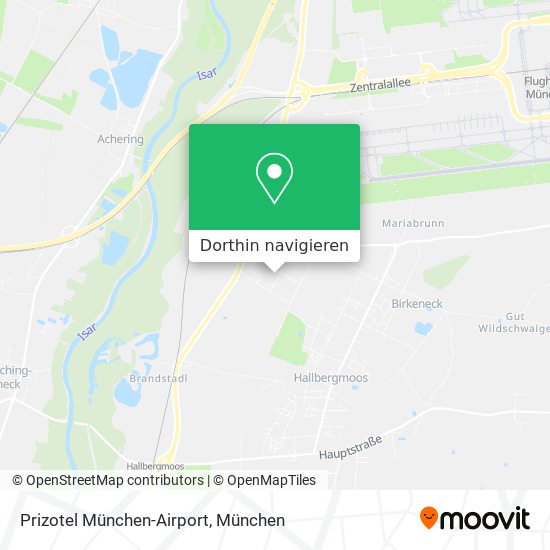 Prizotel München-Airport Karte