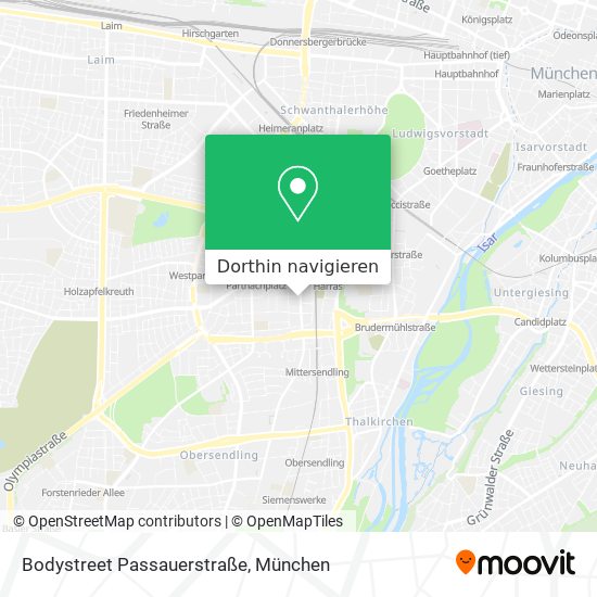 Bodystreet Passauerstraße Karte