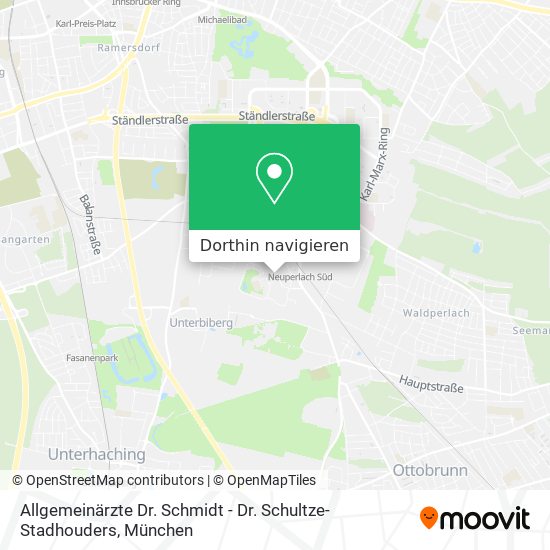 Allgemeinärzte Dr. Schmidt - Dr. Schultze-Stadhouders Karte