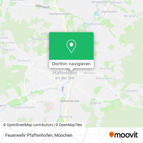 Feuerwehr Pfaffenhofen Karte