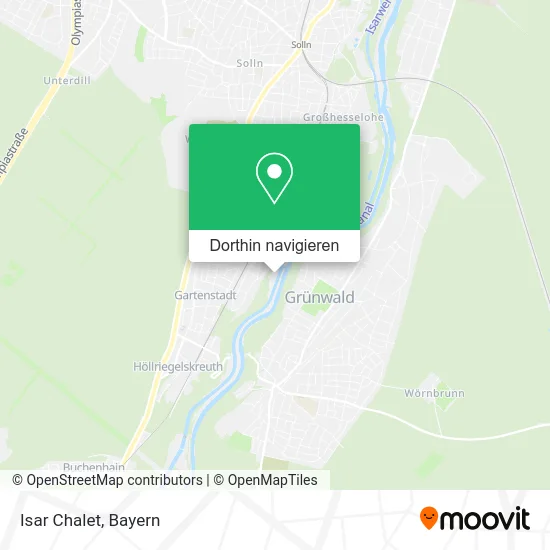 Isar Chalet Karte