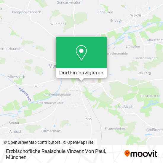 Erzbischöfliche Realschule Vinzenz Von Paul Karte