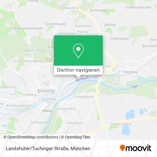 Landshuter/Tuchinger Straße Karte