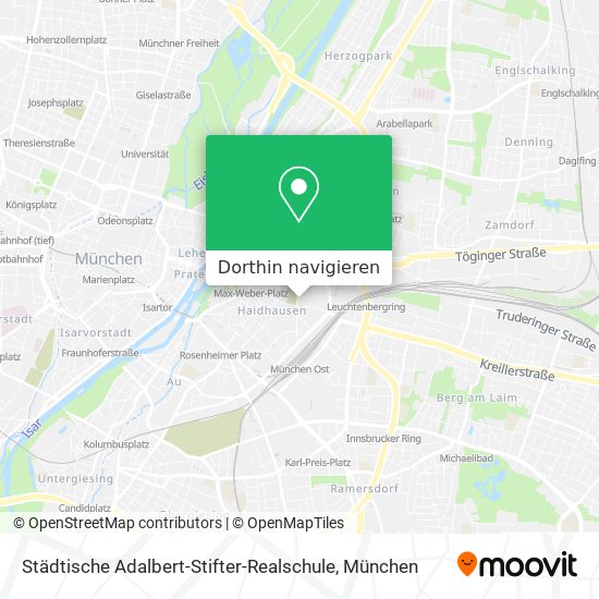 Städtische Adalbert-Stifter-Realschule Karte
